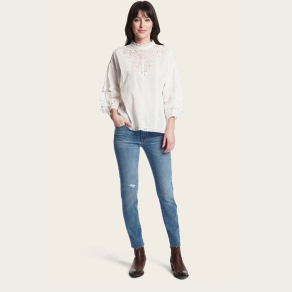 NWT Frye • Sienna Cropped Skinny Jeans Kinsey Wash - Picture 3 of 12